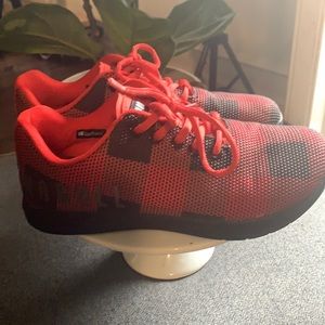 No Bull womens CrossFit shoes size 8 red/black